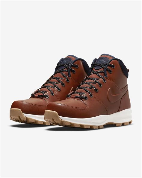 kleur bruin nike manoa leather men's boots|manoa leather boots.